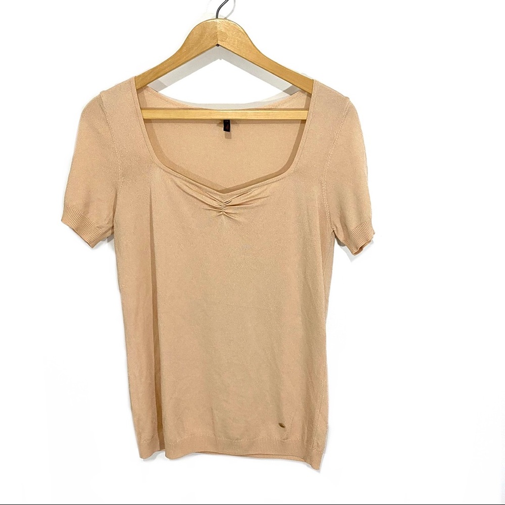 Escada Short Sleeve Sweater